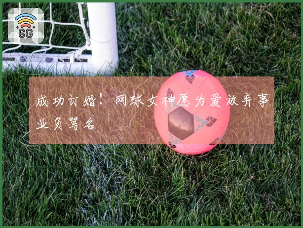 成功订婚！网球女神愿为爱放弃事业负骂名